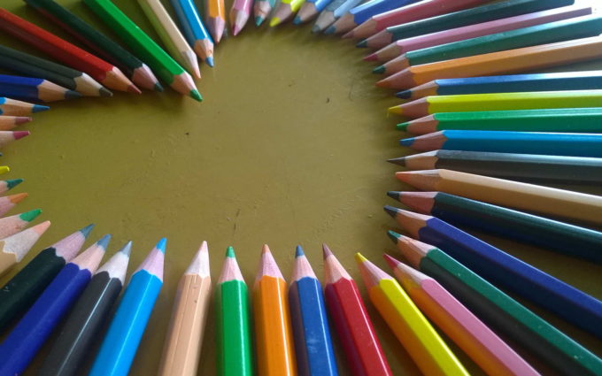 Colored Pencil Heart