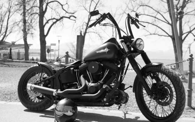 Harley Davidson Black Bike