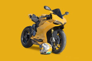 Yellow Ducati